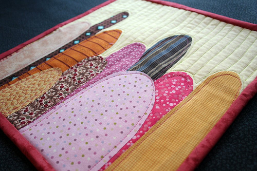 Journal Quilt: Membership (closeup)