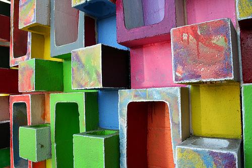 Colored wall
