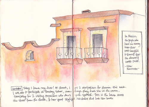 Mexico Colored House