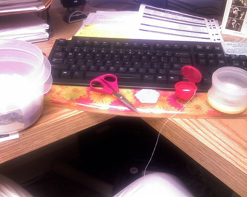 Hexagons at my desk